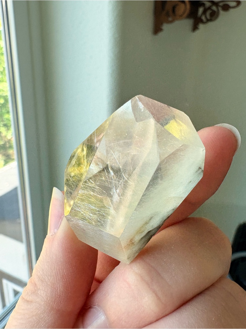 Angel Hair Rutile Quartz Crystal - Picture 5 of 8